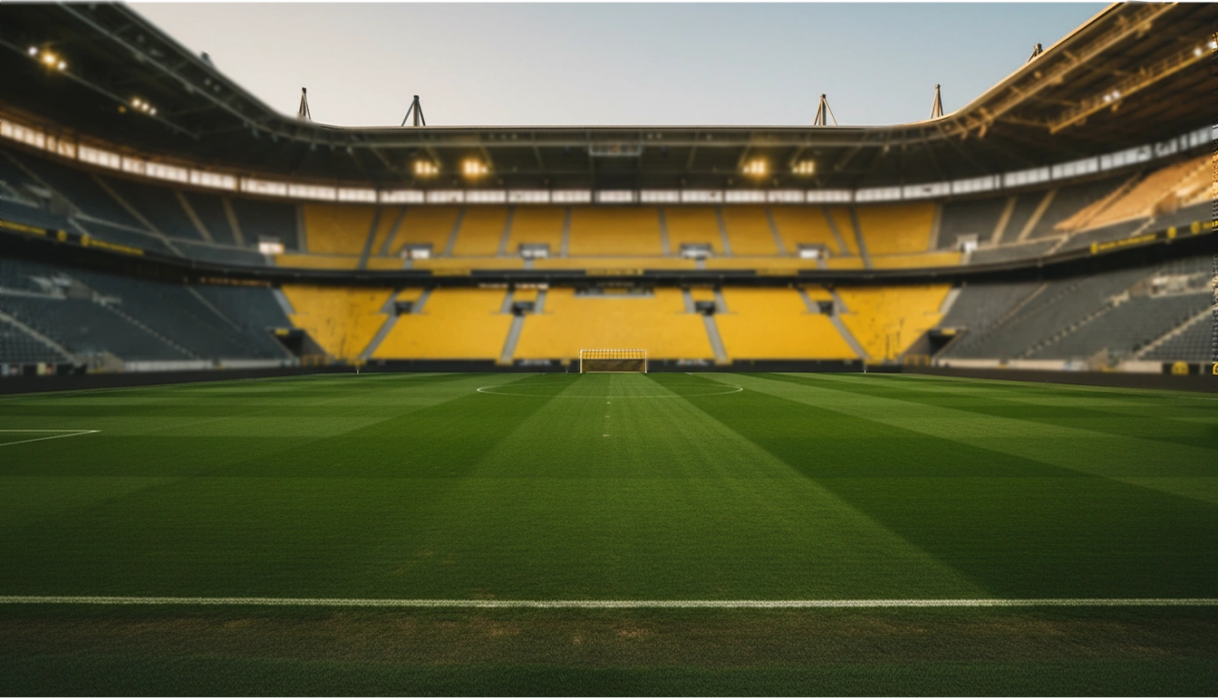 Signal Iduna Park Stadion mit Gelber Wand bei einem BVB-Heimspiel